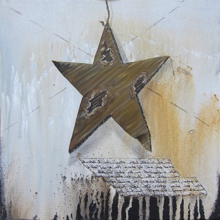 Nashville artist Kristin llamas painting of star