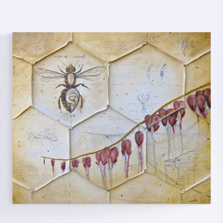 colony collapse disorder painting by kristin llamas