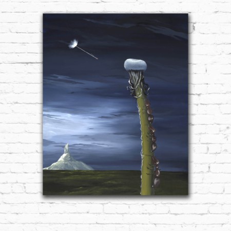 nebraska painting by Nashville artist Kristin Llamas Nomadic Series