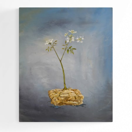 flower painting inspired by Socrates by Kristin Llamas
