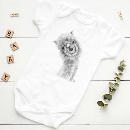 llama baby onesie