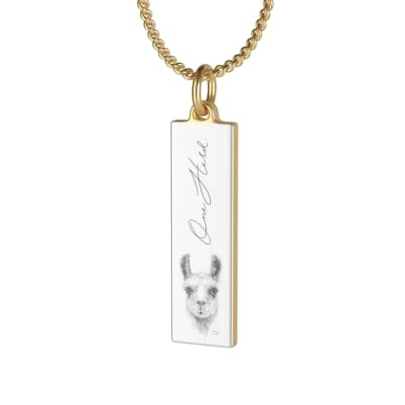 llama necklace