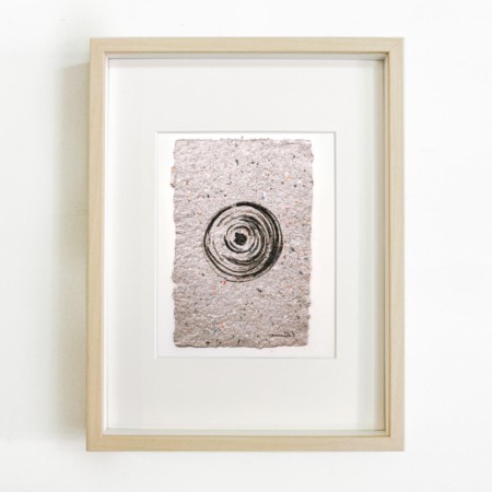 meditations of handmade paper original art by Nashville artist Kristin Llamas