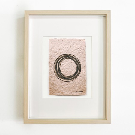 recesses of handmade paper original art by Nashville artist Kristin Llamas