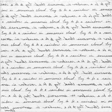 Be someone's rainbow painting. Mirror writing by award winning nashville artist Kristin Llamas