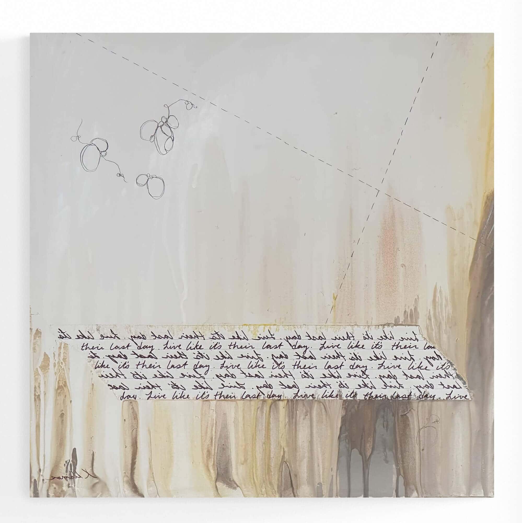 contemporary painting small abstract mirror-writing-kristin-llamas-nashville